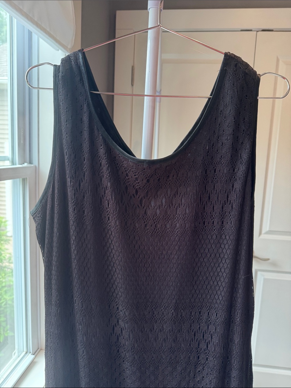 NWOT Black Lace Maxi Dress